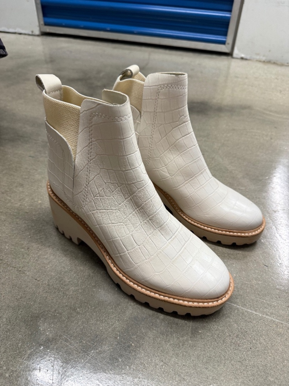 Brand New Dolce Vita White Boots